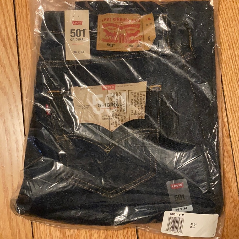Levi’s 501 Original Fit Waterless Men’s 36w x 34in